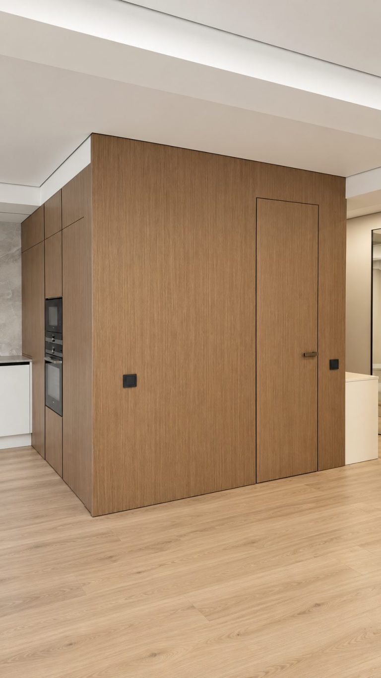 Zabudowa z paneli ściennych – realizacja Soho Concept 01